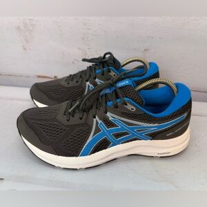 ASICS Gel-Contend 7 Shoes - Black and Blue